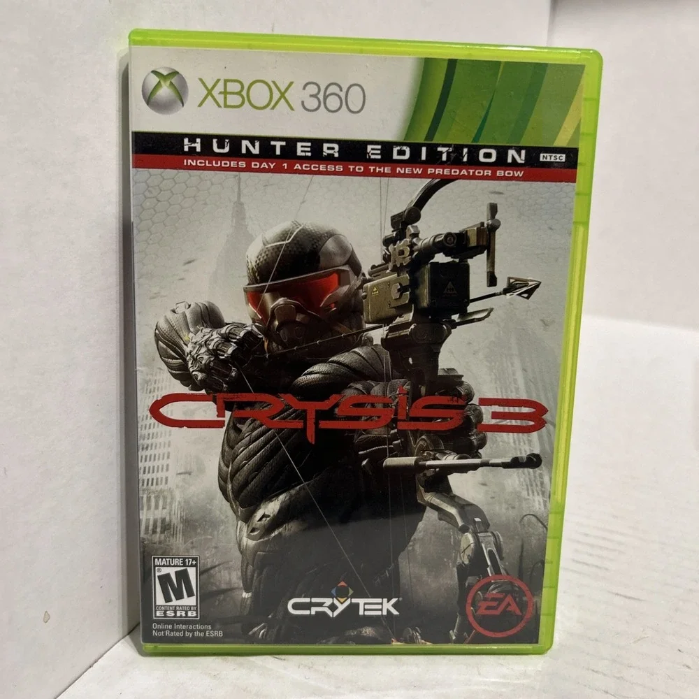 Microsoft Xbox 360‎ Video Game Lot Crysis, Tomb Raider, Farcry, Injustice